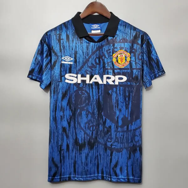 Retro Manchester United Away Football Shirt 92 93