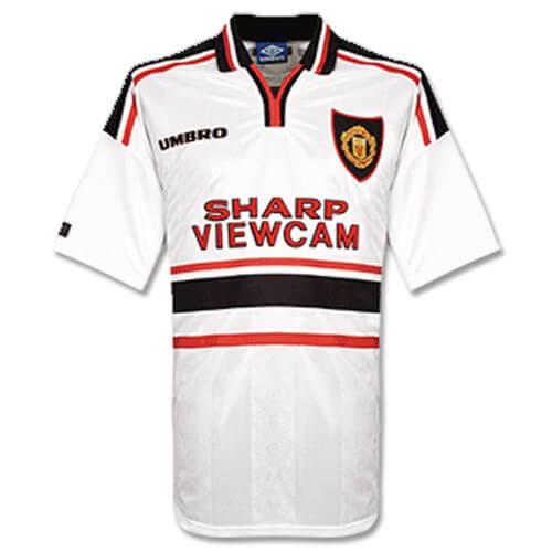 Retro Manchester United Away Football Shirt 97 99