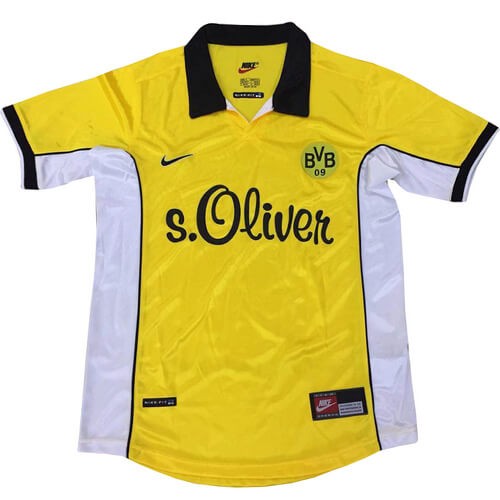 Retro Borussia Dortmund Home Football Shirt 98 00