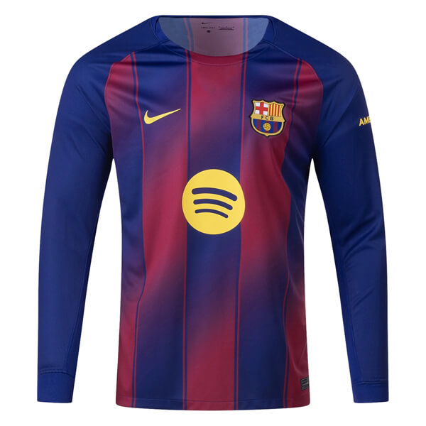 Barcelona Home Long Sleeve Football Shirt 25 26