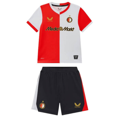Feyenoord Home Kids Football Kit 25 26