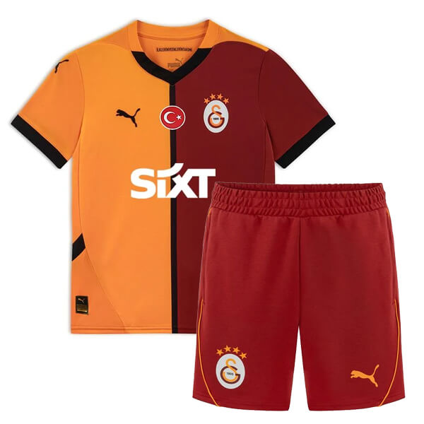 Galatasaray Home Kids Football Kit 24 25