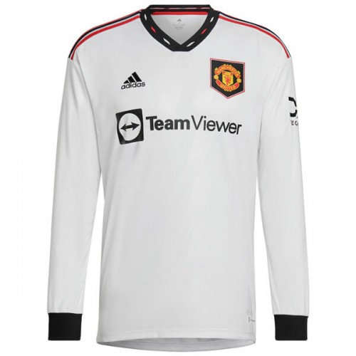 Manchester United Away Long Sleeve Football Shirt 22 23