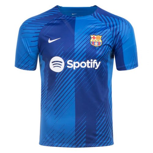 Barcelona Pre Match Soccer Jersey - Blue