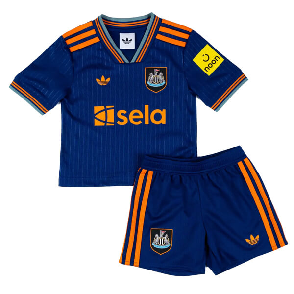 Newcastle United Third Kids Football Kit 25 26