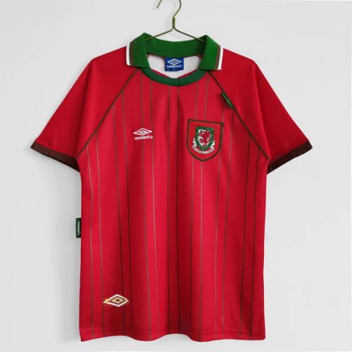 Retro Wales Home Football Shirt 94