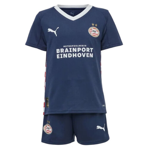 PSV Eindhoven Away Kids Football Kit 25 26