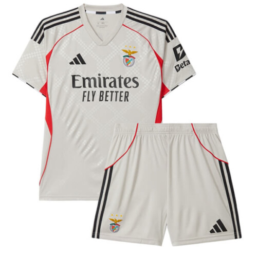 SL Benfica Away Kids Football Kit 25 26