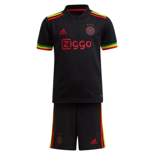 Ajax Third Kids Football Kit 21 22