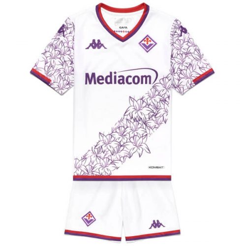 Fiorentina Away Kids Football Kit 23 24