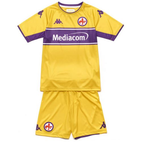 Fiorentina Third Kids Football Kit 21 22