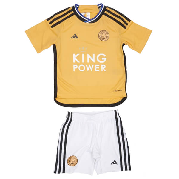 Leicester City Third Kids Football Kit 23 24