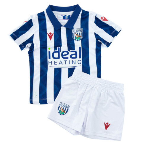 West Bromwich Albion Home Kids Football Kit 24 25