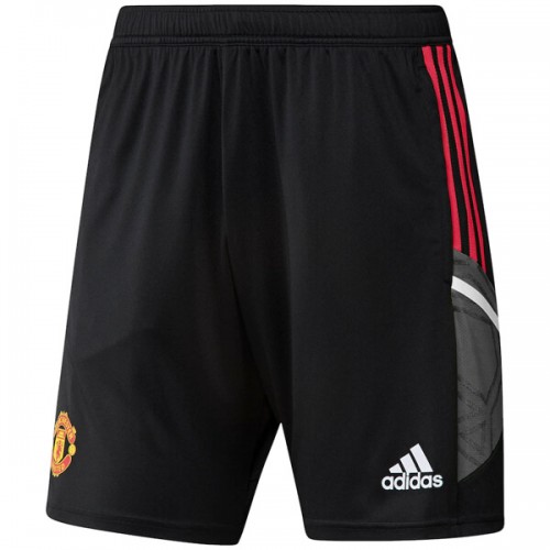Manchester United Pre Match Training Soccer Shorts - Black