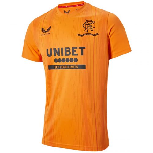Rangers Pre Match Training Football Shirt - Orange