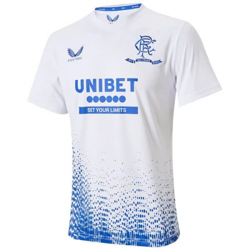 Rangers Pre Match Training Football Shirt - White