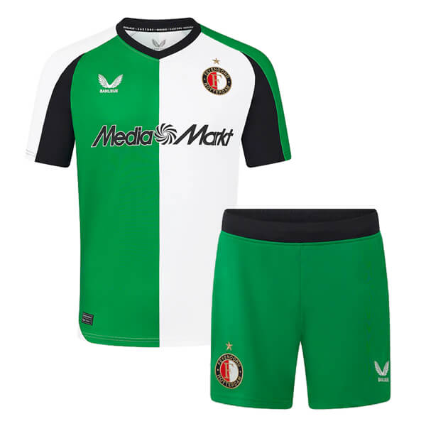 Feyenoord Third Kids Football Kit 24 25