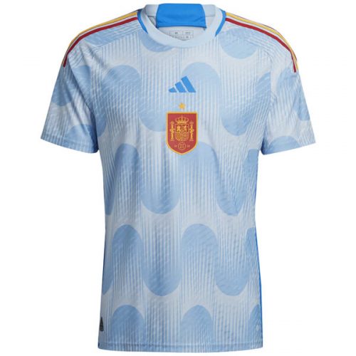 Spain Away Player Version Football Shirt 2022