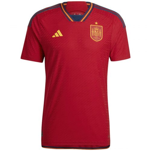 Spain Home Player Version Football Shirt 2022