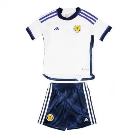 Scotland Away Kids Football Kit 22 23