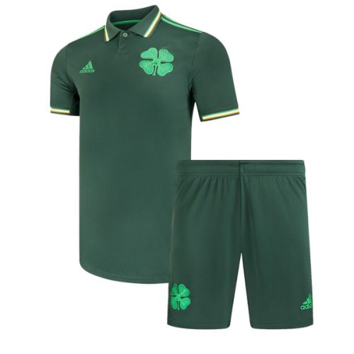 Celtic Fourth Kids Football Kit 22 23