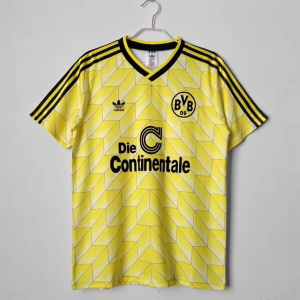 Retro Borussia Dortmund Home Football Shirt 1988