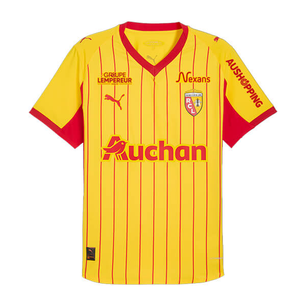 RC Lens Home Football Shirt 25 26