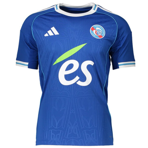 RC Strasbourg Home Football Shirt 25 26