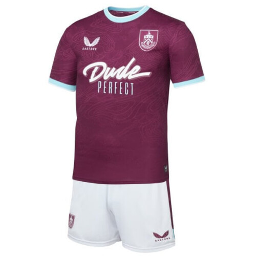 Burnley Home Kids Football Kit 25 26