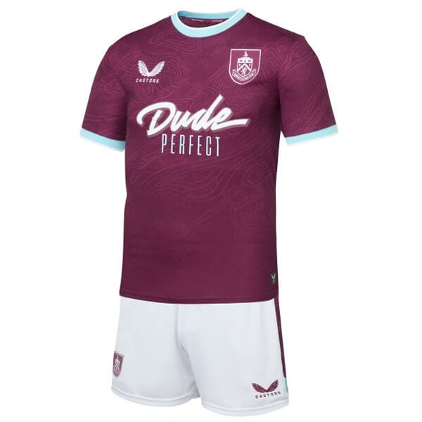 Burnley Home Kids Football Kit 25 26