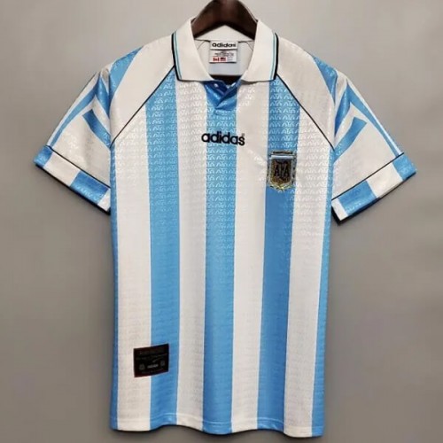 Retro Argentina Home Football Shirt 96 97
