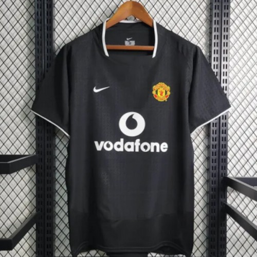 Retro Manchester United Away Football Shirt 03 04