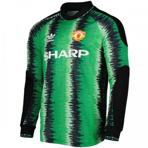 Retro Manchester United Goalkeeper Football Shirt 1990