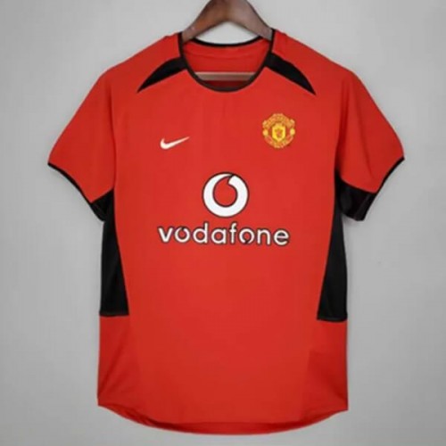 Retro Manchester United Home Football Shirt 02 04