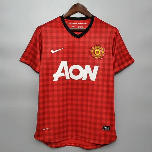 Retro Manchester United Home Football Shirt 12 13