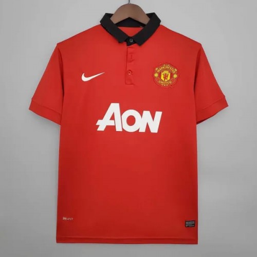 Retro Manchester United Home Football Shirt 13 14