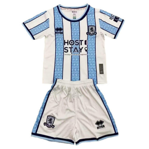 Middlesbrough Away Kids Football Kit 24 25