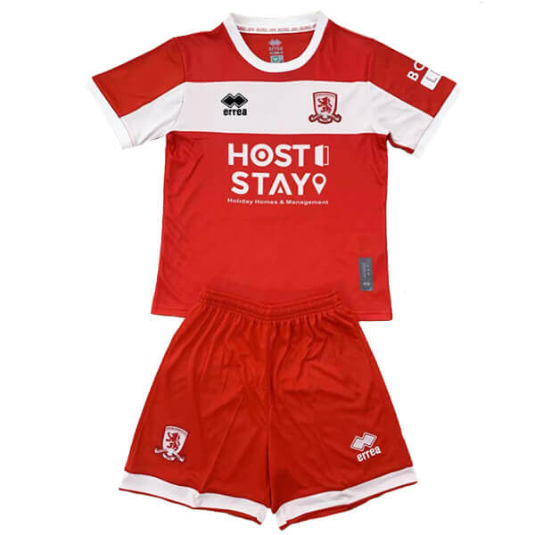 Middlesbrough Home Kids Football Kit 24 25