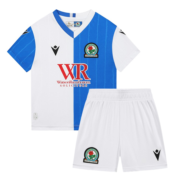Blackburn Rovers Home Kids Football Kit 25 26