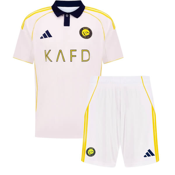 Al-Nassr Third Kids Football Kit 25 26