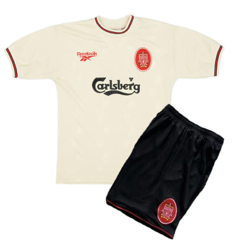 Retro Liverpool Away Kids Football Kit 96 97