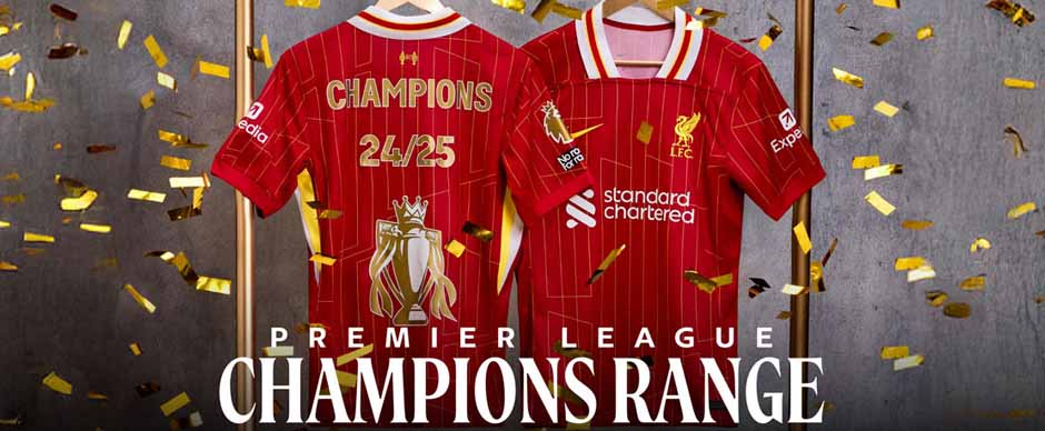 Liverpool Premier League Champions Range 25/26